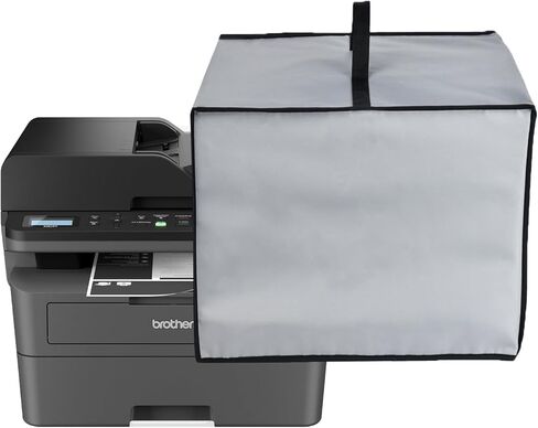 Printer Cover Anti-Static Heavy Duty Heat-Resistant Waterproof Dust Protective Printer Cover Case for Brother DCP-L2640DW Wireless Compact Laser Printer/Brother MFC-L2820DW Wireless Printer (Black) in Kuwait
