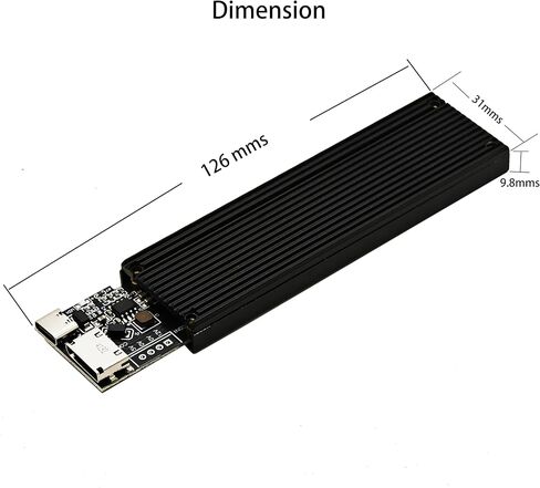 Sintech M.2 NVME PCIe 4.0 Extender,NGFF M-Key SSD Extention Card with Anti-electromagnetic Cable 15CMS in Saudi Arabia