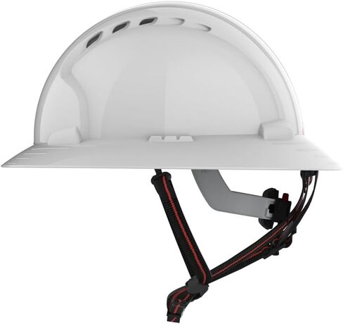 خوذة التسلق JSP EVO 6161V كاملة الحواف - سقاطة العجلة - أبيض - فتحات تهوية (AKU260-000-104) in Kuwait