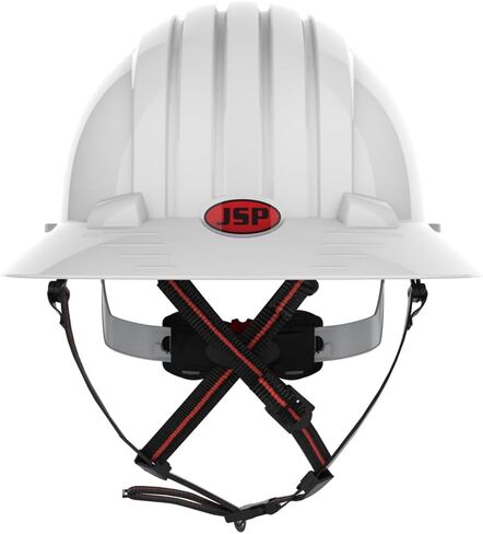 خوذة التسلق JSP EVO 6161V كاملة الحواف - سقاطة العجلة - أبيض - فتحات تهوية (AKU260-000-104) in Kuwait