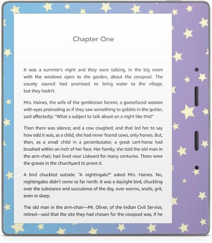 Tacky Design Clouds Skin for Kindle Oasis Skin Decal, Purple Sky Moon Skin for Kindle Stickers, Premium Vinyl 3M Full Wrap for Kindle Skin Covers for (Kindle Oasis (10th Gen, 2019)) in Saudi Arabia