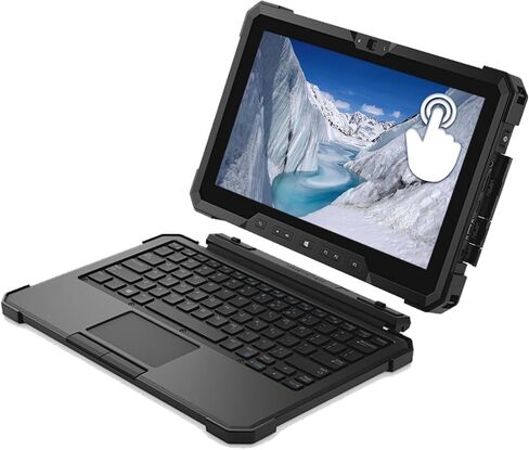 Dell Latitude 7212 Rugged Extreme 11.6" FHD Touchscreen Tablet Laptop, Core i5-7300U, 8GB RAM, 256GB SSD, Backlit Keyboard, Windows 10 Pro (Renewed) in Saudi Arabia