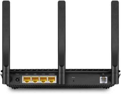TP-Link Archer VR2100 AC2100 Mbps, 4 Gigabit LAN Ports + 1 USB 3.0 Port, MU-MIMO, Super VDSL, Easy Installation with Tether App, Dual Band Fibre Supported Wi-Fi 5 VDSL/ADSL Modem Router in Saudi Arabia