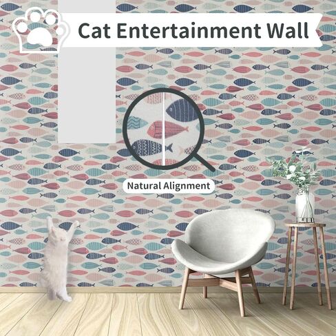 Cat Scratcher Carpet Mat with Adhesive Bottom - Protect Furniture & Floors, Safe Cat Scratcher Mat, Easy-to-Clean Cat Scratcher Carpet with Stylish Diamond Design for Furniture Protection in Saudi Arabia