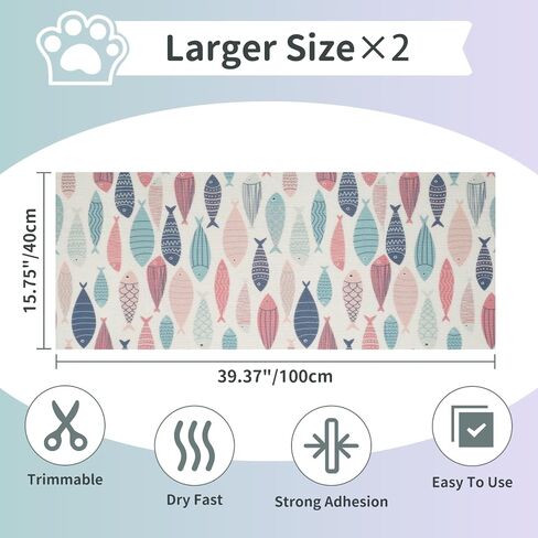 Cat Scratcher Carpet Mat with Adhesive Bottom - Protect Furniture & Floors, Safe Cat Scratcher Mat, Easy-to-Clean Cat Scratcher Carpet with Stylish Diamond Design for Furniture Protection in Saudi Arabia