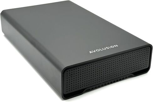 Avolusion PRO-G1 Series USB 3.2 Gen 2 (10Gbps) USB-C External Hard Drive with USB Hub for Windows or MacOS Desktop PC / Laptop (Black) (12TB) (Renewed) in Saudi Arabia
