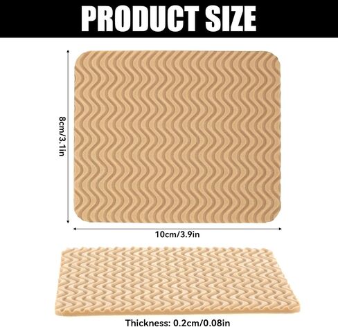 Shoe Heel Pads, Shoe Heel Repair Kit 4 Pcs Adhesive Stickers Anti Slip Thickness Cushion Sole Stick Protector Replacement Kit for Repair Leather Shoes in Kuwait