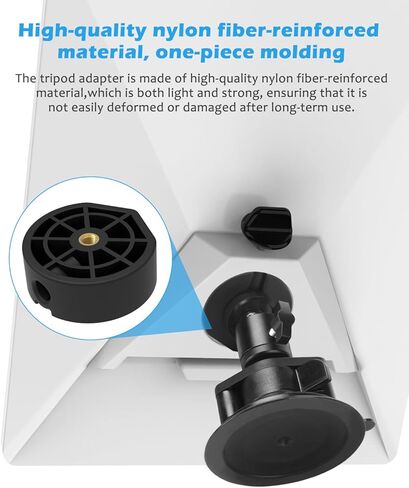 حامل كأس شفط صغير بزاوية قابلة للتعديل من Starlink - حامل سقف مؤقت صغير من Starlink - حامل سطح أملس صغير من Starlink - ملحق Starlink Mini - حامل كأس شفط واحد in Kuwait