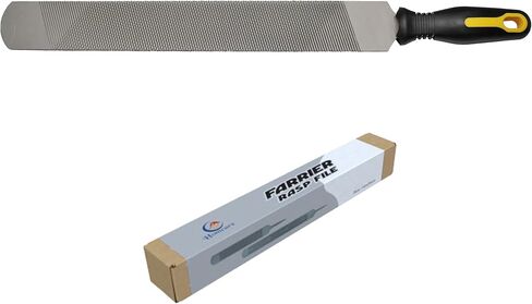 مبرد عرموش 9 بوصة بمقبض مطاطي، مبرد حافر صغير للخيول، مبرد حافر الخنزير، عرموش الماعز in Kuwait