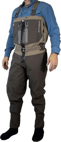 Paramount Outdoors Meridian Z Zippered Breathable Stockingfoot Fly Fishing Chest Wader in Saudi Arabia