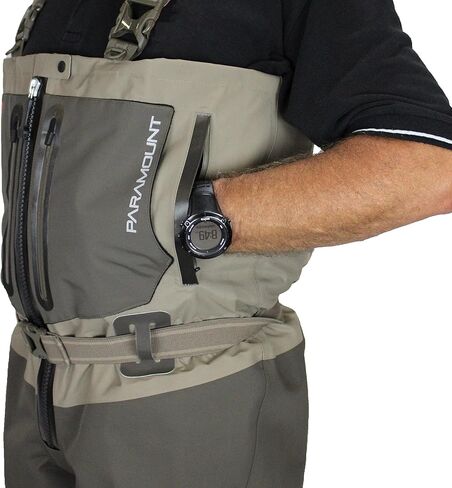 Paramount Outdoors Meridian Z Zippered Breathable Stockingfoot Fly Fishing Chest Wader in Saudi Arabia