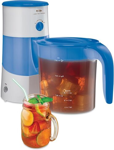 Mr. Coffee 3-Quart Iced Tea and Iced Coffee Maker, Blue in Kuwait