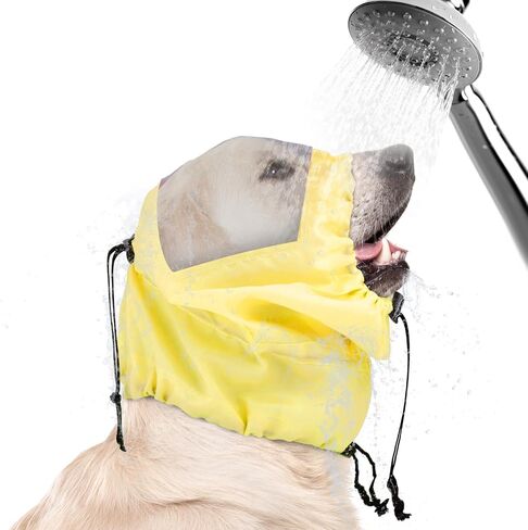 Dog Shower Cap, Adjustable Dog Ear Protection for Swimming Waterproof Dog Bath Ear Covers Dog Headband for Bathing Dog Rain Hat for Pet Shower Supplies (Pink) in Saudi Arabia