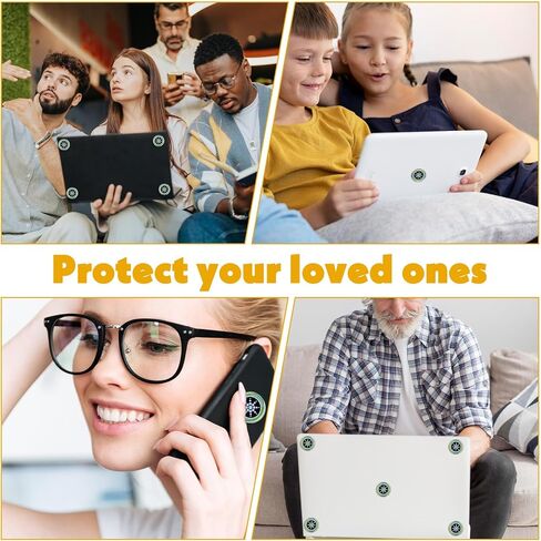 8Pcs Phone Blockers Equipment Stickers Protection Stickers for Cell Smart Phones Stickers for Mobile/Computer/Radio/Laptop/Tablet PC/WiFi/Router/TV All E-Devices in Saudi Arabia
