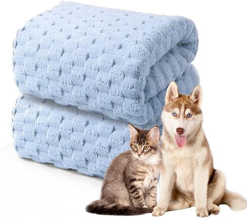 Dog Towels for Drying Dogs Large (2pcs, 55"x28") Size - Super Absorbent, Ultra Soft Microfiber Dog Bath Towel, Quick Drying for Small, Medium, Large, All Sized Pet Dogs and Cats in Saudi Arabia