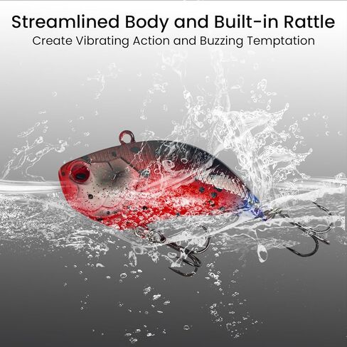 3 Pack Swim Jigs with Weed Guard & Silicone Skirt, Durable Fishing Lures for Freshwater & Saltwater, Unique Shape Design and Firmly Tied Jig Head, Vibrating Spinner Bait for Bass Trout Pike in Saudi Arabia