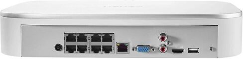 نظام كاميرا أمان Lorex 4K، 8 قنوات 2 تيرابايت NVR مع 8 كاميرات IP POE سلكية داخلية/خارجية معدنية ذكية للردع، كشف الحركة الذكية والتحكم الصوتي (متجدد) in Saudi Arabia