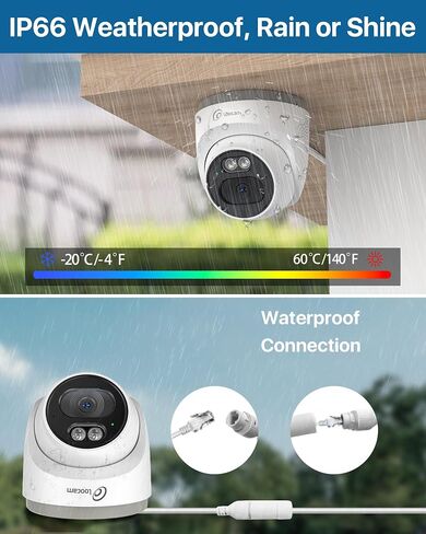 نظام كاميرا أمان PoE 8CH 5MP NVR، 8 قطع 4MP كاميرات IP قبة نظام كامارا للمراقبة السلكية، كشف الحركة البشرية بالذكاء الاصطناعي، صوت ثنائي الاتجاه، محرك أقراص ثابتة 2 تيرابايت للتسجيل الداخلي والخارجي على مدار الساعة طوال أيام الأسبوع، جهاز تحكم عن بعد للتط in Saudi Arabia