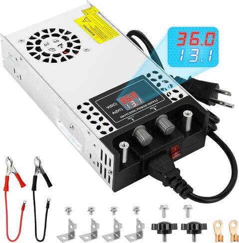 Adjustable 0-48V Power Supply 12.5A 600W, 110V AC to DC 0-48V Buck Converter 0-12.5A 600W Power Supply with LCD Display Adjustable Voltage Current 48V 12.5A 600W Switching Power Supply in Saudi Arabia