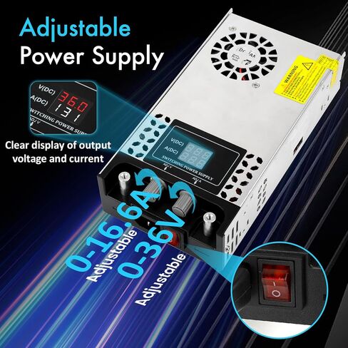 Adjustable 0-48V Power Supply 12.5A 600W, 110V AC to DC 0-48V Buck Converter 0-12.5A 600W Power Supply with LCD Display Adjustable Voltage Current 48V 12.5A 600W Switching Power Supply in Saudi Arabia