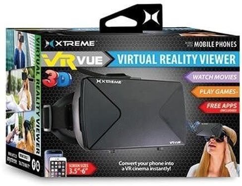 عارض الواقع الافتراضي VR VUE من Xtreme Cables للهواتف مقاس 3.5 إلى 6 بوصات in Kuwait