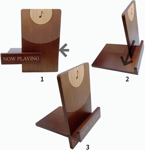 1 جهاز كمبيوتر يلعب الآن حامل سجل الفينيل حامل سجل خشبي حامل سجل خشبي تخزين عرض الرف حامل مخازن الأقراص المضغوطة حامل ريترو سجلات القرص الدوار ملحقات المشغل حامل سجل الألبوم لهواة جمع LP in Kuwait