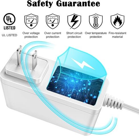 24V 2.5A LED Power Supply Adapter - 60W Max, UL Certified, Perfect for 24V Projects: COB LED Strips, LED Pixel, CCTV Camera & Computer Projects - Safety Overload & Thermal Protection in Saudi Arabia