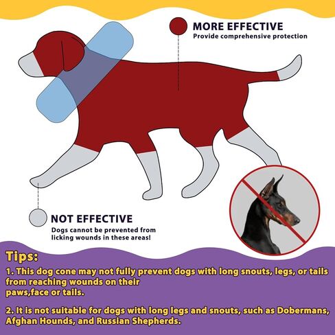 Crazy Felix Soft Donut Cone for Dogs to Stop Licking, Chihuahua Pomeranian Recovery Collar After Surgery Inflatable Cone Alternative for Small Medium Large Dogs, Elizabethan Collar with Boxer Pattern in Saudi Arabia