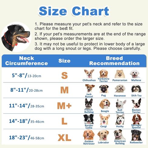 طوق مخروطي للكلاب من باركليس، بديل مخروطي للكلاب قابل للنفخ لوقف اللعق، مخاريط ناعمة للكلاب الصغيرة والمتوسطة الكبيرة، طوق على شكل كعكة دونات قابل للتعديل للتعافي الوقائي بعد الجراحة، لا يحجب الرؤية in Kuwait