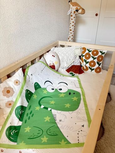 Muslin Baby Swaddling Blankets 29x37 inches, Perfect Measurement for Swaddling, Extra Soft Cotton Baby Blankets, Breathable and Warm for Boys and Girls Baby Blankets (Astronot) in Saudi Arabia