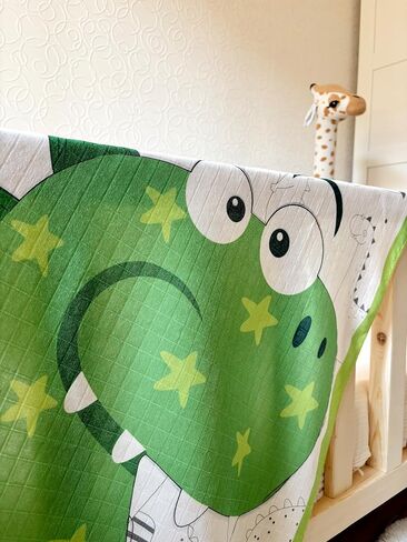 Muslin Baby Swaddling Blankets 29x37 inches, Perfect Measurement for Swaddling, Extra Soft Cotton Baby Blankets, Breathable and Warm for Boys and Girls Baby Blankets (Astronot) in Saudi Arabia