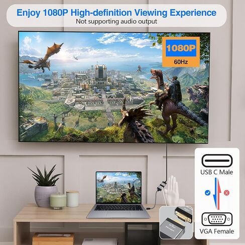 4K USB C to HDMI Adapter 3 Pack, Type-C Male (Source) to HDMI Female (Screen) Braided Cord Connector, 4K@60Hz, Thunderbolt 3/4 Compatible, for iPhone 16 Series, MacBook Pro, Air, iPad Pro, Galaxy 24 in Kuwait