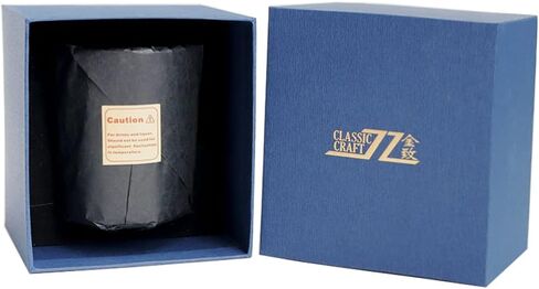 Edo Kiriko Luxurious Crystal Amber Glassware Black Unique Glass Hand Cut 10 OZ Gift Box Packaging for Whisky Cocktail Quality Gift in Saudi Arabia