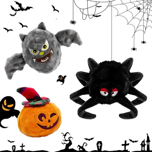 Christmas Dog Toys- 5 PCS Plush Squeaky Toys for Medium & Small Dog- Interactive Stuffed Puppy Toys- Funny Cute Dog Gifts for Puppies in Saudi Arabia