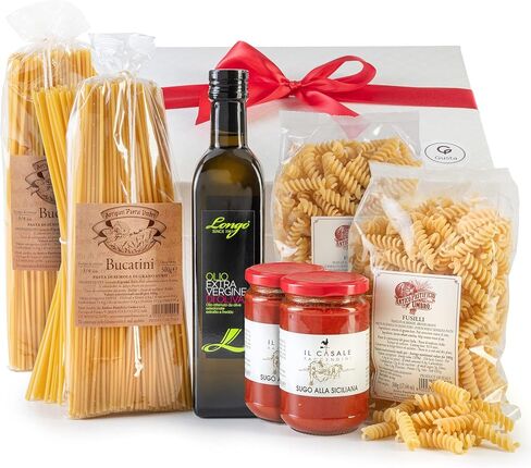 Gusta Italian Gift Basket in Deluxe Packaging - Made in Italy - Holiday Gift for Birthdays, Families, Clients, Parties, Housewarming, Client Thank You & Sympathy Gift Baskets in Saudi Arabia