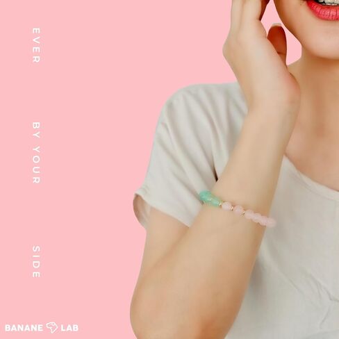 BANANE LAB - Scarlet Fortune - Power & Inspiration - Enhance Inspiration & Creativity - Handmade Stretch Jewelry for Men & Women - Fortune & Success Gift - Unique Upgraded Design in Kuwait