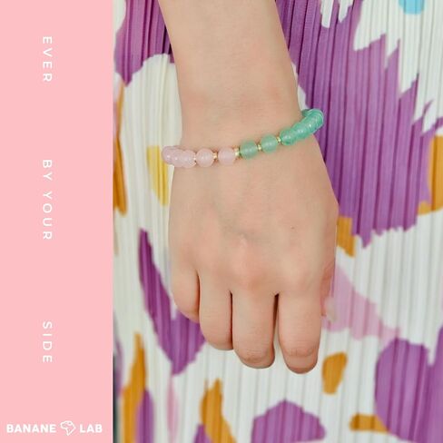 BANANE LAB - Scarlet Fortune - Power & Inspiration - Enhance Inspiration & Creativity - Handmade Stretch Jewelry for Men & Women - Fortune & Success Gift - Unique Upgraded Design in Kuwait