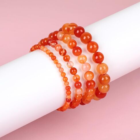 Dragon Bloodstone Bracelet - Courage Bracelet for Women Men - Handmade Natural Gem Stone Beaded Stretch Elastic Healing Bracelets 8mm in Kuwait