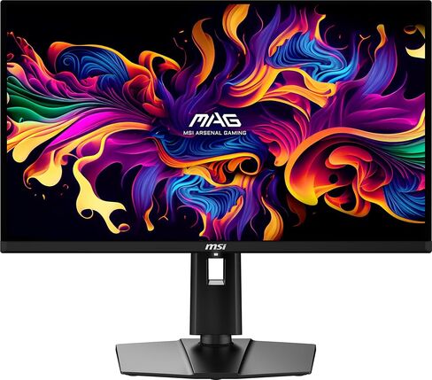 MSI MAG 271QPX QD-OLED، شاشة ألعاب OLED مقاس 27 بوصة، 2560 × 1440 (QHD)، زمن استجابة OLED 0.03 مللي ثانية، 360 هرتز، True Black HDR 400، HDMI، منفذ DP، USB من النوع C، إمالة، ارتفاع in Saudi Arabia