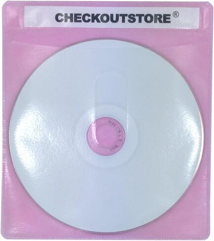 CheckOutStore (200) Premium CD Double-Sided Storage Plastic Sleeve (Green) in Saudi Arabia