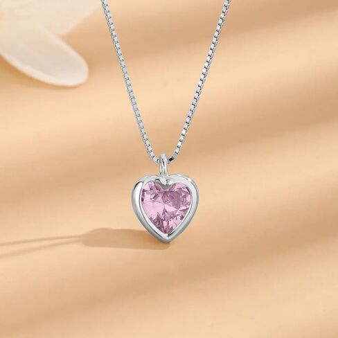 Granddaughter Necklace Granddaughter Gifts From Grandma Grandpa To My Granddaughter Necklace Christmas Graduation Birthday Gifts With Message Card & LED Box (683-Love heart01) in Kuwait