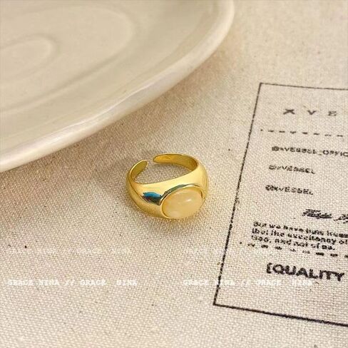 Vintage Tiger Eye Open Ring for Women – Exquisite Design with a Touch of Rarity (Tiger Eye) in Saudi Arabia