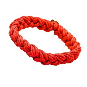 Braid String Bracelets Set Tibetan Woven Rope Bracelets Good Luck Amulet Bracelet for Women Mens Jewelry (Black-Blue)