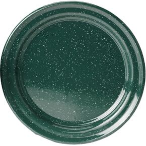 GSI Outdoors 10 Inch Enamelware Plate for Camp, Cabin and Farmhouse Kitchen - Blue
