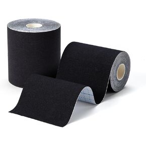 1 Roll Football Turf Tape for Turf Burn - Extra Wide Kinesiology Tape -Black Football Arm Tape 4 in x 30 Ft