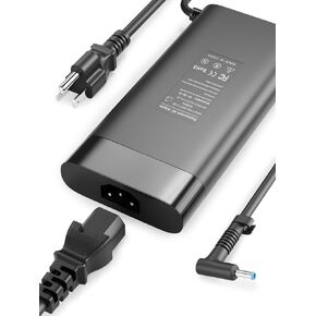 200W Laptop Charger for HP Omen Pavilion Gaming Laptop 15 16 17 Victus 15 16 ZBook Fury 15 17 G3 G4 G5 G6 G8, Create G7 Studio 16 G9 G10 TPN-DA10 L00818-850 ADP-200HB B TPN-LA21 Power Supply Adapter