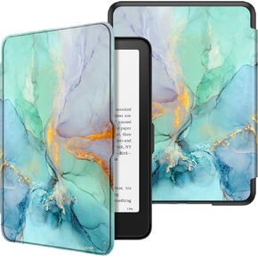 Fintie Case for 7" All-New Kindle Paperwhite (12th Generation, 2024) and Kindle Colorsoft Signature Edition - Slim Lightweight Shell PU Leather Protective Cover with Auto Sleep/Wake, Black