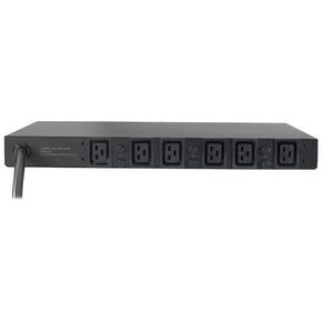 APC Rack Mount PDU, Basic 200V-240V/50A Three-Phase PDU, (6) Outlets, 1U Horizontal Rackmount (AP7516)