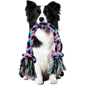 Puppy Teething Toys for Small Dogs, 5 Pack Cotton Dog Rope Toy for Small Breed Aggressive Chewers, Puppy Chew Toys for Teething, Interactive Puppy Toys Pack, with Ball, Teething Rope, Tug-Of-War