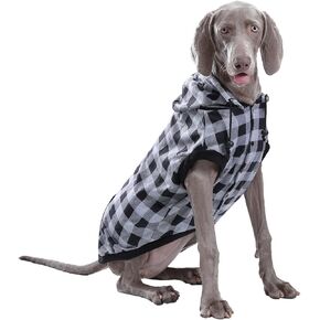 PAWZ Road Dog Coat Plaid Dog Sweater British Style Dog Vest Windproof Dog Jacket Dog Winter Clothes for Small Medium Large Dogs Blue 2XLarge